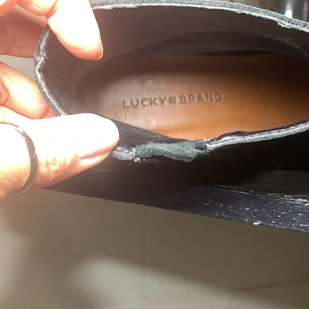 Lucky Brand Yasamin Studded Leather Booties - Picture 8 of 11
